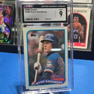 1989 Topps #360 Ryne Sandberg (HOF) (CGC 9)